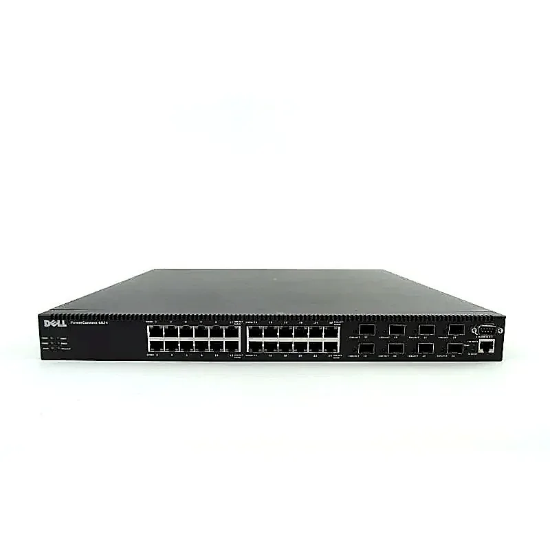 Dell R1799 Dell 0R1799 / R1799 PowerConnect 6000 Series 6024 24 x Ports 10/100/1000Base-T + 8 x Ports SFP Layer 3 Managed Gigabit Ethernet Network Switch. In Stock