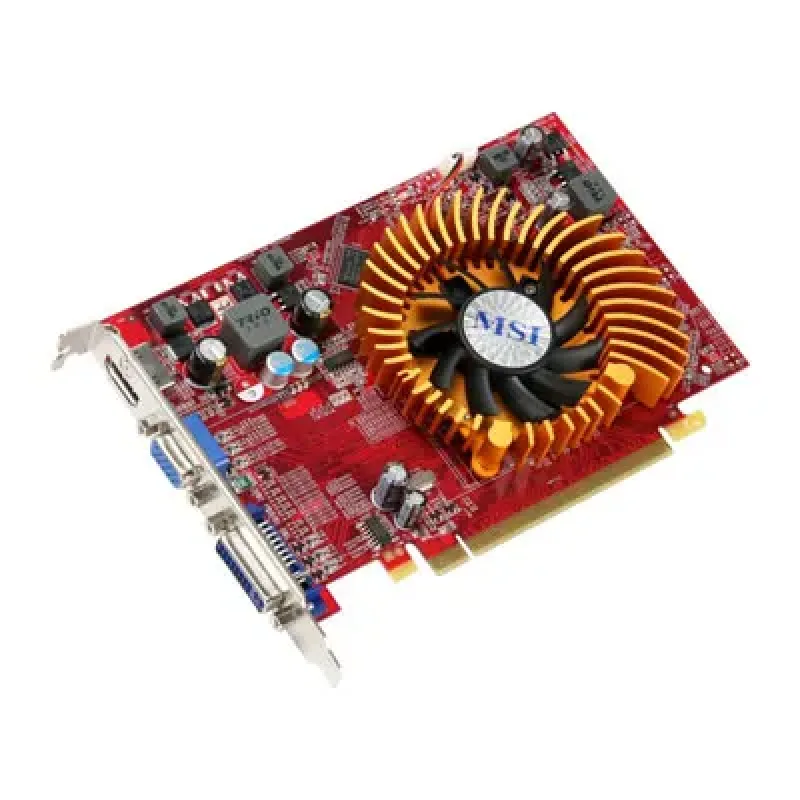 R4650-MD1G - MSI Radeon HD 4650 1GB GDDR2 PCI Express 2.0 X16 Video Graphics Card