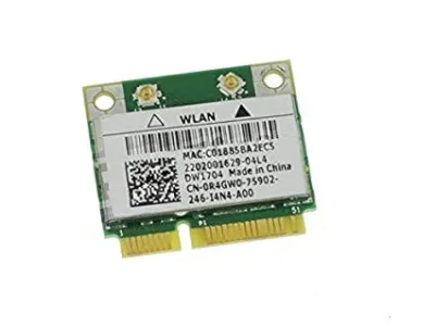 R4GW0 - Dell WiFi Card Broadcom Mini PCI-Express 802.11b/g/n Bluetooth Inspiron 17R (7720)