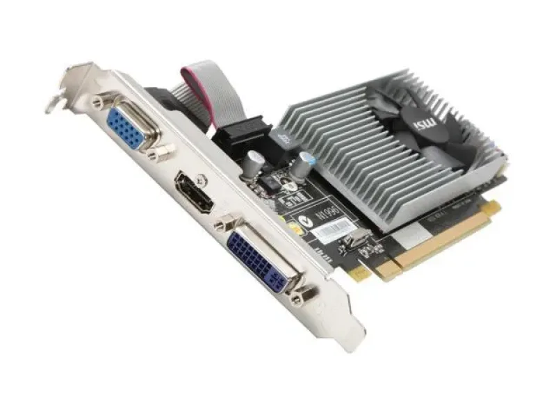 R5450-MD1G - MSI Radeon 5450 1GB DDR3 PCI Express 2.1 x16 HDMI/ DVI/ VGA Video Graphics Card