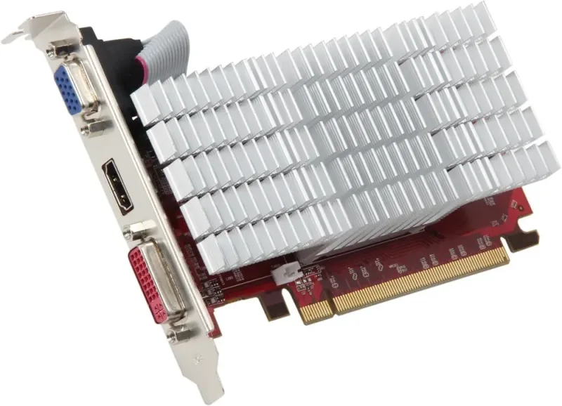 MSI R5450-MD512D3H/LP Radeon HD 5450 512MB DDR3 64-Bit PCI Express 2.1 x16 VGA DVI HDMI Low Profile Video Graphics Card