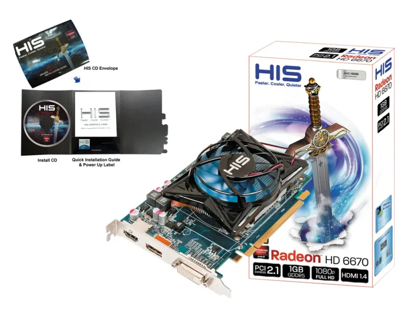 R5670PMD1G - MSI Radeon HD5670 1GB DDR5 DVI/HDMI/DisplayPort PCI-Express Video Graphics Card