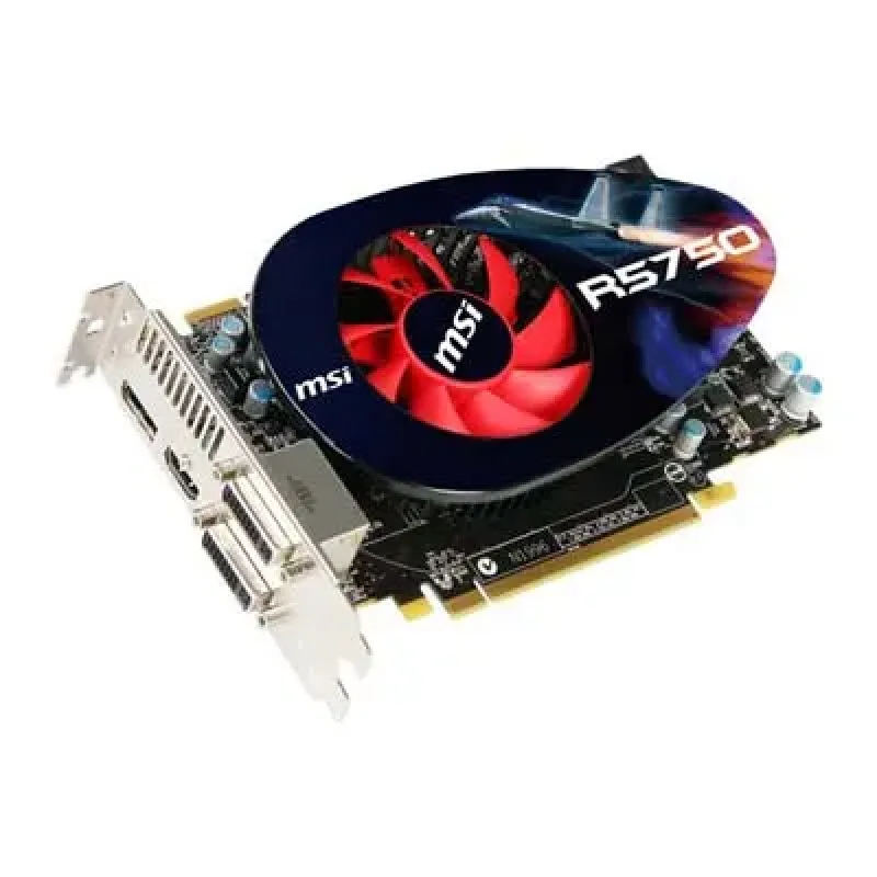 R5750-PM2D1G - MSI Radeon HD 5750 1GB GDDR5 128-Bit PCI Express 2.1 X16 HDCP Ready CrossFireX Support Video Graphics Card
