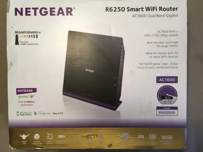 R6250-200NAS - Netgear AC Dual Band Gigabit Smart WiFi Router
