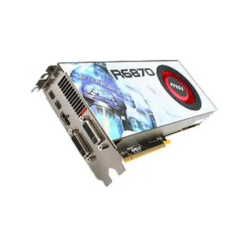 R6870-2PM2D1GD5 - MSI Radeon HD 6870 1GB DDR5 256-Bit PCI Express 2.1 x16 Dual DVI-I/ HDMI/ 2x Mini DisplayPort HDCP Support Video Graphics Card