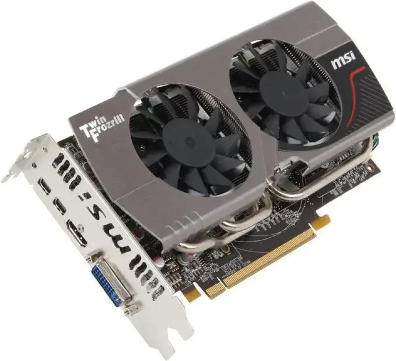 MSI R7850-TWIN-FROZR-2GD5/OC Radeon HD 7850 2GB GDDR5 DVI/ HDMI/ 2 mini DisplayPort PCI Express Video Graphics Card