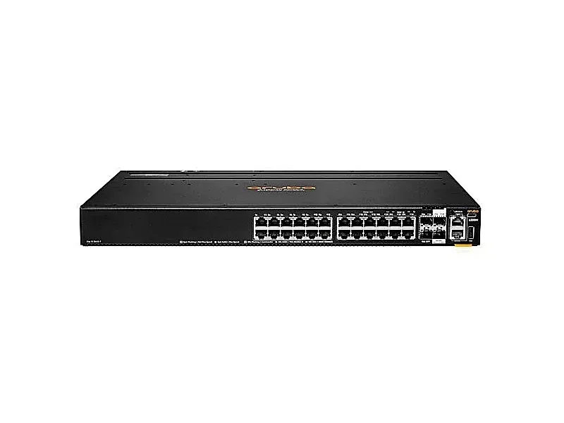 HPE R8Q67-61001 Aruba 6200M 24G 24-Ports 10/100/1000Base-T RJ-45 GbE 4-Ports 10GBase-X SFP+ Layer 3 Managed 1U Rack-mountable Network Switch