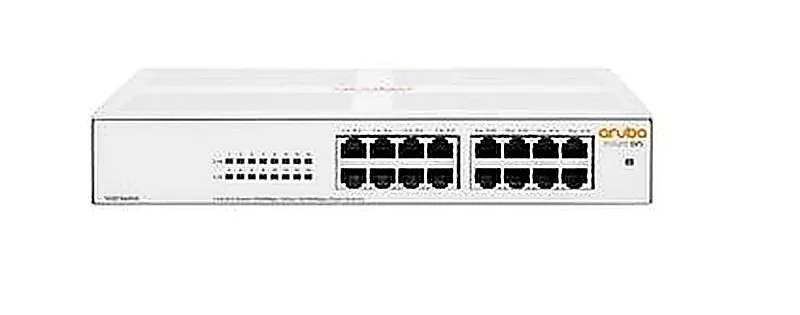 HPE R8R47-61001 Aruba Instant On 1430-16G 16-Ports 10/100/1000Base-T Layer 2 UnManageable 1U Rack-mountable Gigabit Ethernet Network Switch