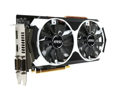 R93802GD5TOC - MSI AMD Radeon R9 380 2GD5T OC 2GB GDDR5 2x DVI/HDMI/DisplayPort PCI Express 3.0 x16 Video Graphics Card