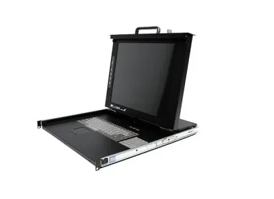 RACKCONS1708 - StarTech 8-Port 1U 17" Folding Rackmount LCD Console