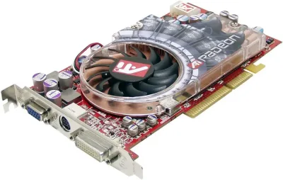 RADEON9800XT - ATI Tech ATI 256MB AGP Video Graphics Card With DVI VGA And Svideo Output