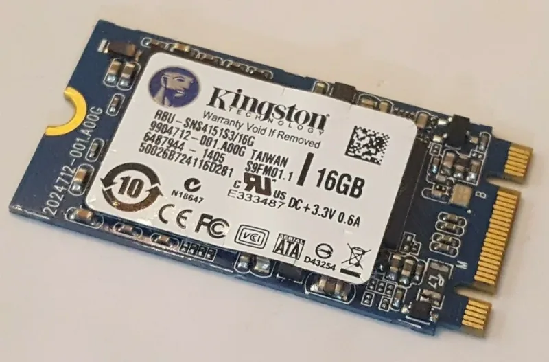 Kingston RBU-SNS4151S3/16G 16GB M.2 2242 Solid State Drive for ThinkPad Yoga 14