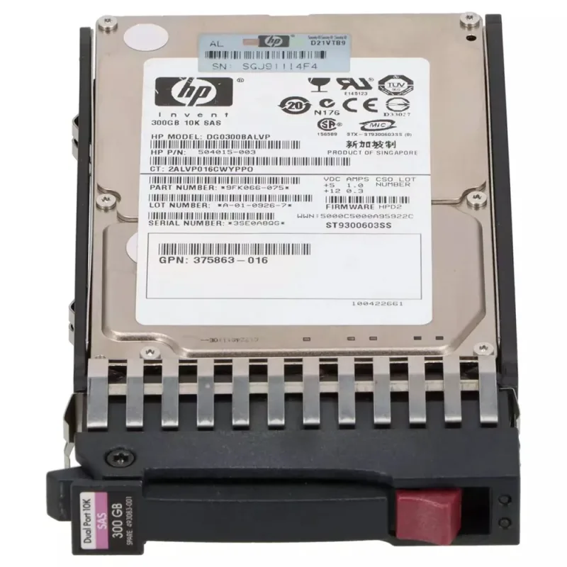 RH937UT - HP 300GB 10000RPM SAS 3GB/s Hot-Pluggable 3.5-inch Hard Drive