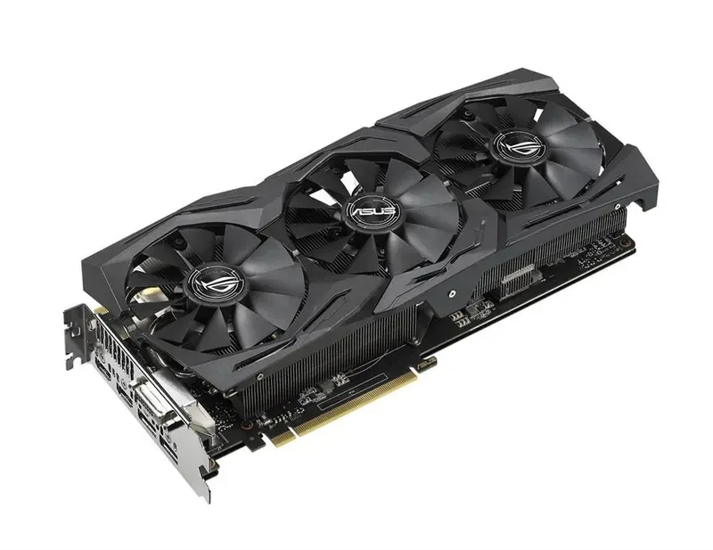 ROG-STRIX-GTX1070TI-8G-GAMING - ASUS ROG Strix GeForce GTX 1070 TI Graphic Card 1645MHz Core 1721MHz Boost Clock 8GB GDDR5 PCI Express 3.0 Triple Slot Space Required
