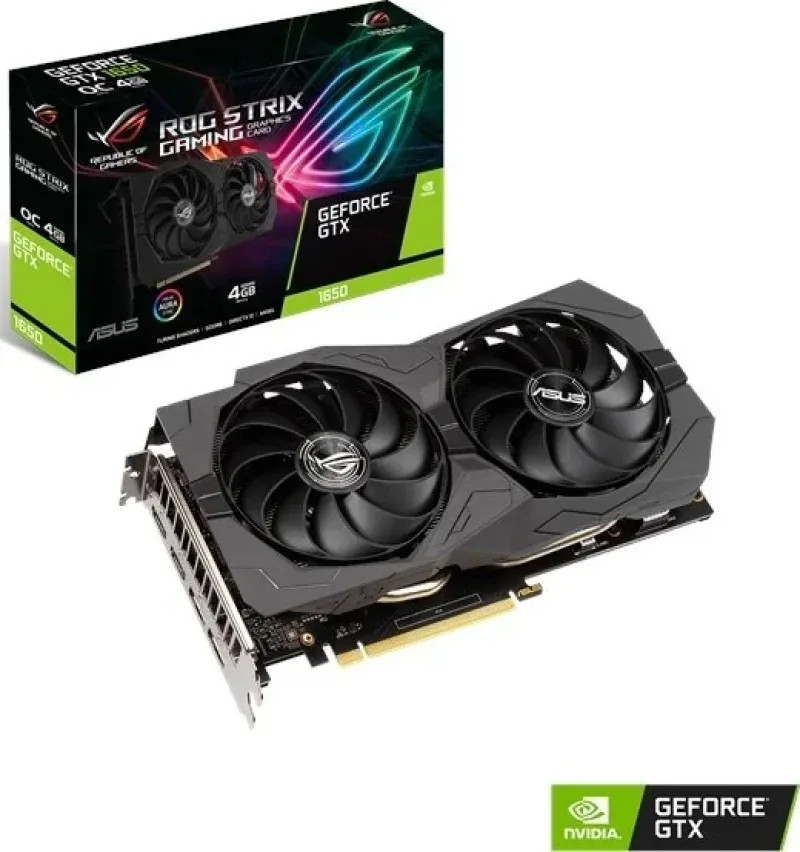 ROG-STRIX-GTX1650-4GD6-GAMING - Asus ROG Strix GeForce GTX 1650 Graphic Card 4GB GDDR6