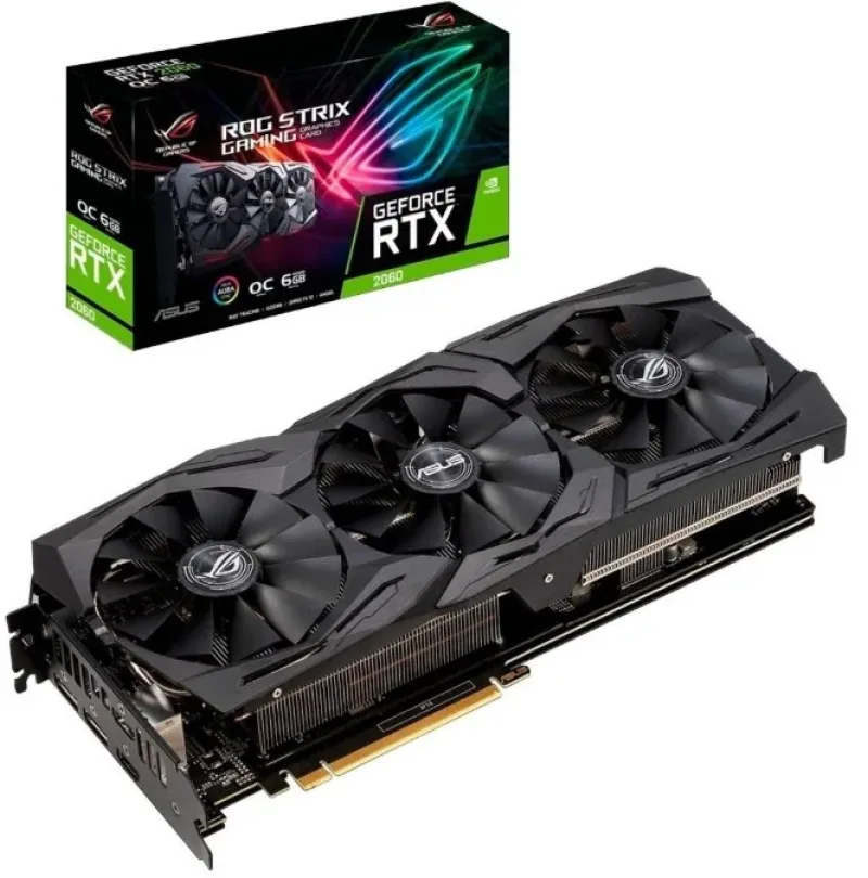 ROG-STRIX-RTX2060S-8G-GAMING - ASUS ROG Strix GeForce RTX 2060 SUPER Graphic Card 8GB GDDR6