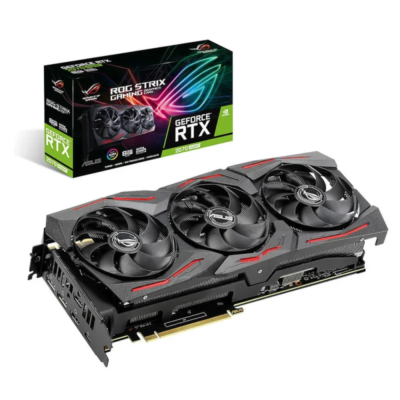 ROG-STRIX-RTX2070S-8G-GAMING - ASUS ROG Strix GeForce RTX 2070 SUPER Graphic Card 8GB GDDR6