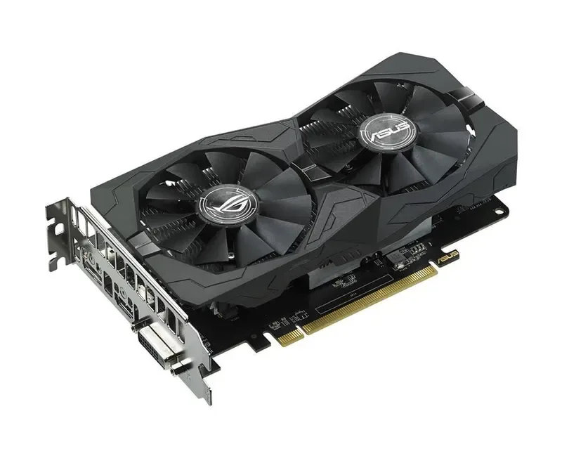 ROG-STRIX-RX560-4G-EVO-GAMING - ASUS ROG Strix Radeon RX 560 Graphic Card 1149MHz Core 1186MHz Boost Clock 4GB GDDR5 Dual Slot Space Required