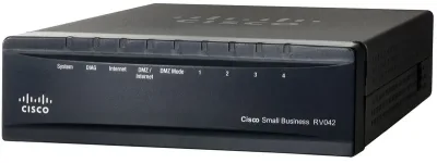 Cisco Small Business RV042 - Router - 4-port switch