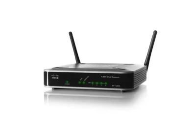 RV120W-A-AU - Cisco RV 120W VPN Appliance 5 Port VPN Throughput: 25Mbps IEEE 802.11n (draft) 1 x 10/100Base-TX Network WAN, 4 x 10/100Base-TX Network LAN