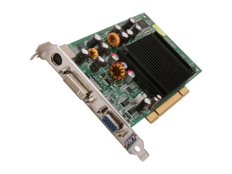 RVCG6200PXB - PNY GeForce 6200 256MB 64-Bit DDR2 PCI DVI/ VGA/ S-Video TV-Out Connectors Video Graphics Card