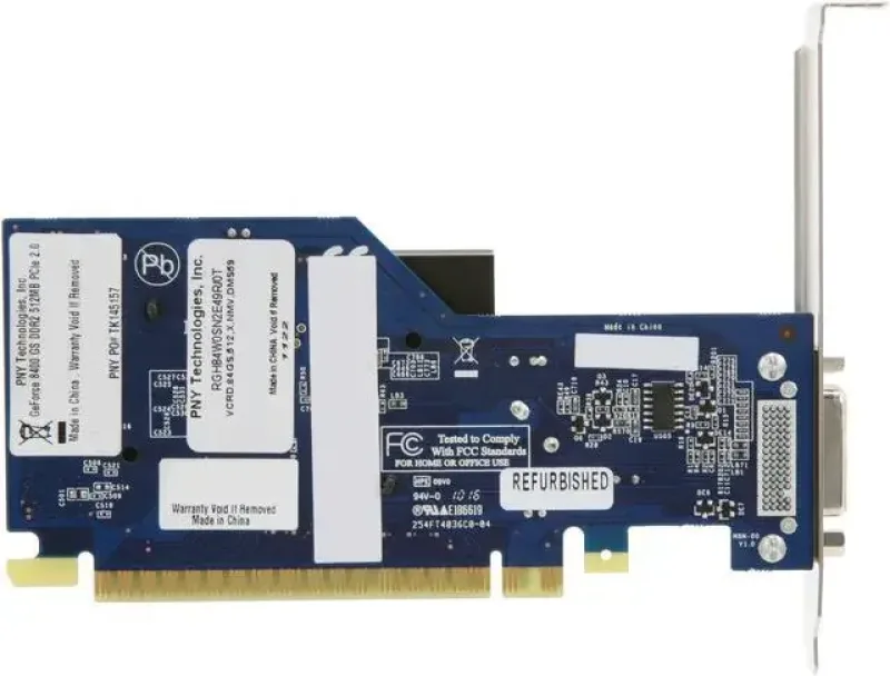RVCG84DMS5SXXB - PNY Tech PNY GeForce 8400 GS 512MB 64-Bit DDR2 PCI Express 2 x16 Video Graphics Card