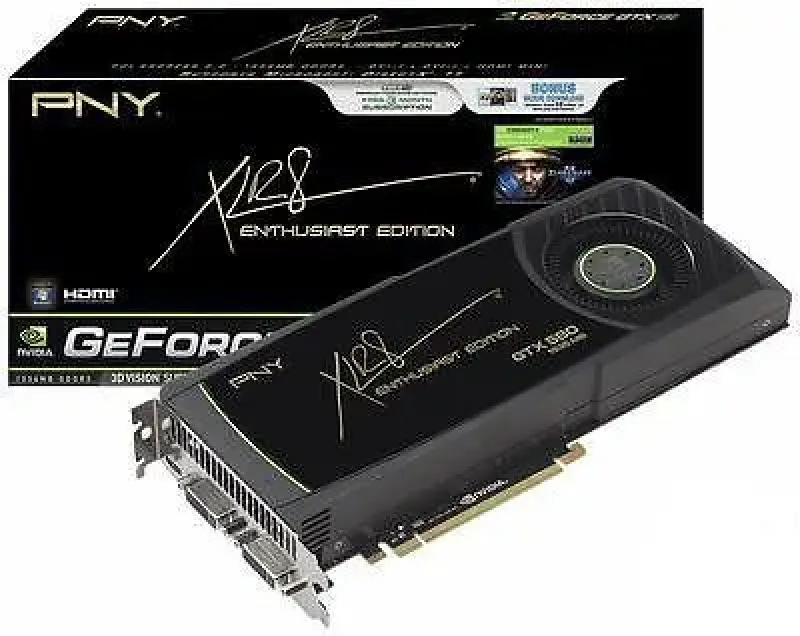 RVCGGTX580XXB - PNY GeForce GTX 580 1.5GB 384-Bit GDDR5 PCI Express 2 x16 SLI Supported Video Graphics Card