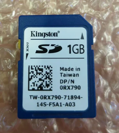 RX790 - Dell 1GB SD Memory Card