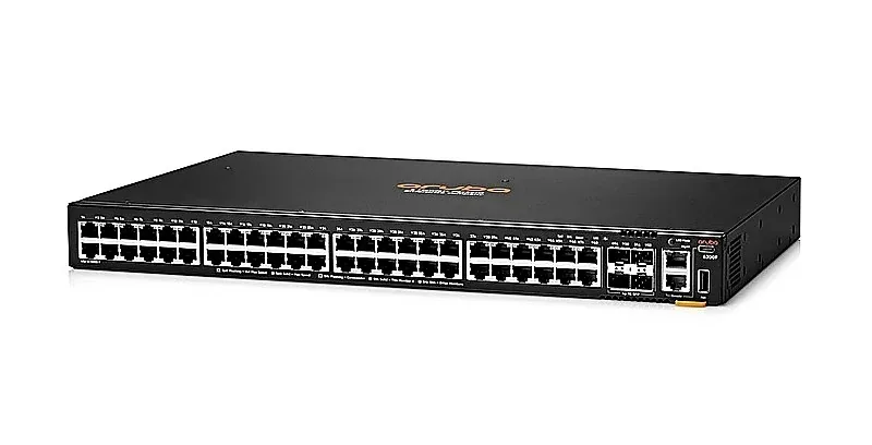 HPE S0M83-61001 Aruba CX 6200F 48G 48-Ports PoE+ 10/100/1000Base-T RJ-45 Gigabit Ethernet + 4-Ports 1000Base-X SFP Layer 3 Managed 1U Rack-mountable Network Switch. In Stock