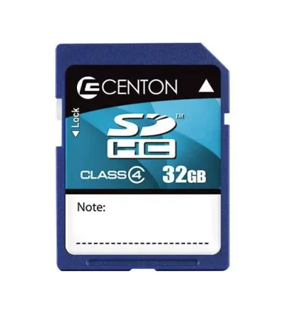 S1-SDHC4-32G - Centon 32GB Class 4 SDHC Flash Memory Card