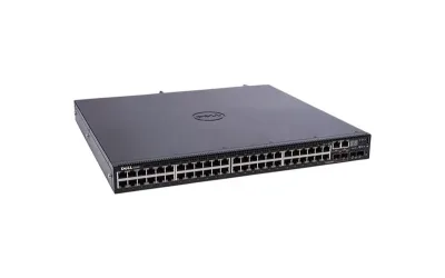 S3148P - Dell PowerConnect S3100 Series S3148P 48 x Ports 10/100/1000Base-T PoE+ + 2 x Ports 10 Gigabit SFP+ + 2 x Ports Gigabit Combo SFP Rack-Mountable 1U Layer 3 Managed Gigabit Ethernet Network Switch