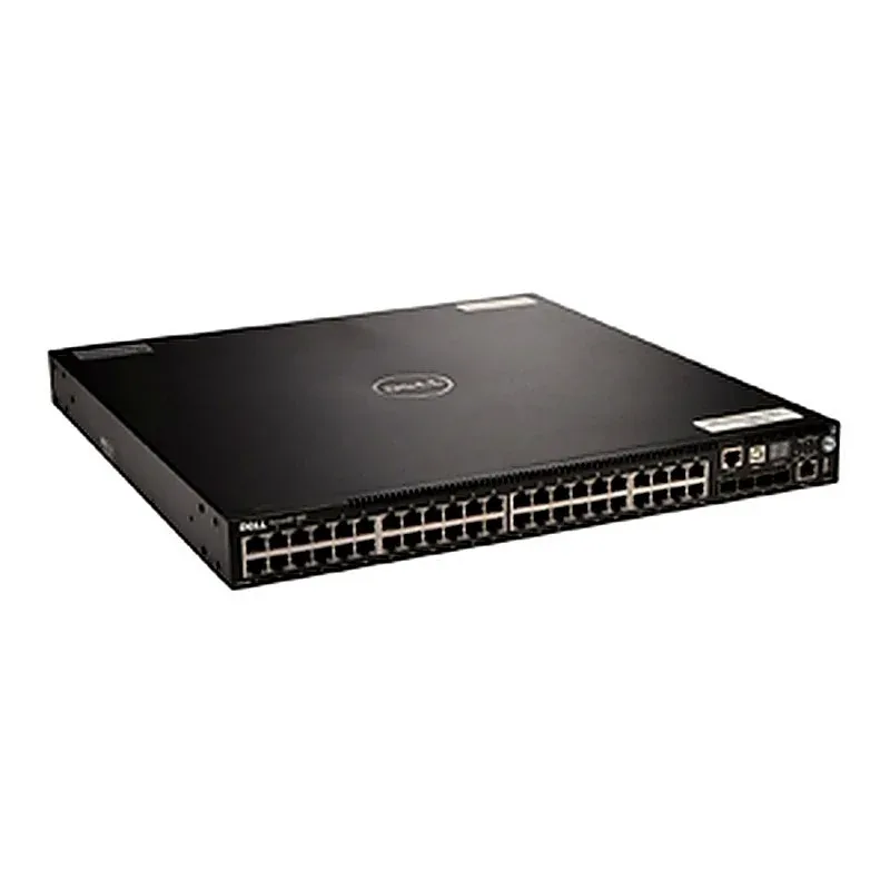 Dell S55T-AC Force10 S-Series 44x Ports 10/100/1000Base-T 4x SFP Ports Layer3 Managed 1U Rack-mountable GbE Network Switch