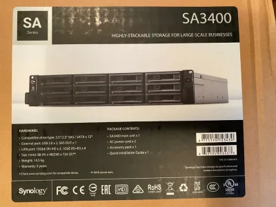 Synology SA3400/48TB-SE SA3400 48TB Highly Scalable NAS