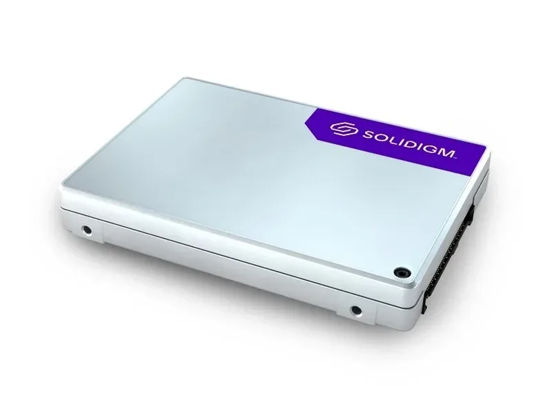 Solidigm SBFPF2BV614T001 D5-P5336 61.44TB Quad-Level Cell PCI Express NVMe 4.0 x4 U.2 2.5-In Enterprise Solid State Drive