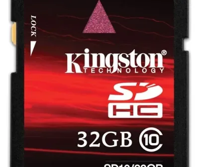 Kingston SD10V/32GBCR 32GB Class 10 SDHC UHS-I Flash Memory Card