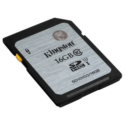 Kingston SD10VG2/16GBCR 16GB Class 10 SDHC UHS-I Flash Memory Card