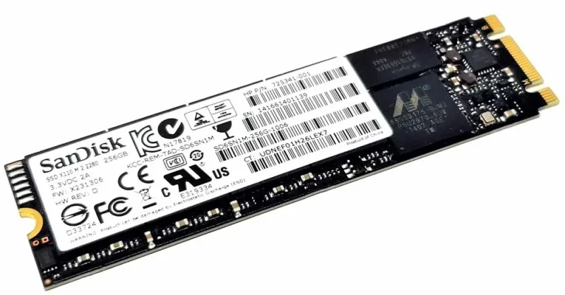SD6SP1M-256G-1012 - SanDisk 256GB SATA M.2 Solid State Drive