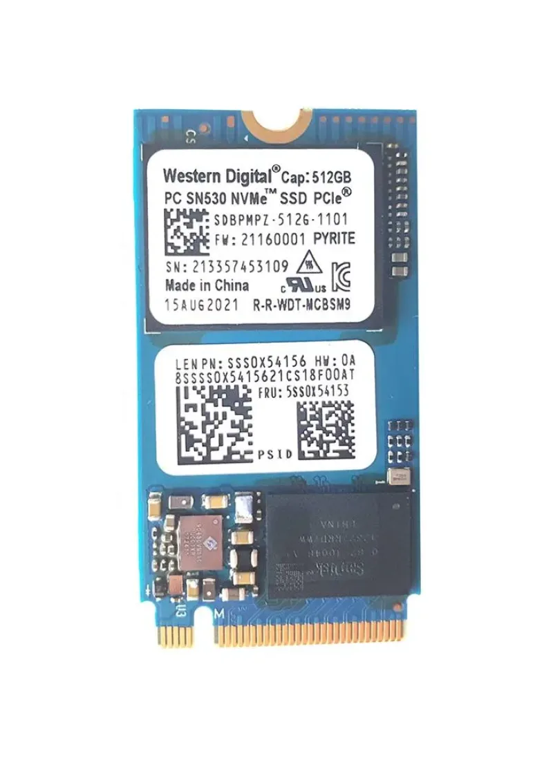 SDBPMPZ-512G - Western Digital PC SN530 512GB Triple-Level Cell PCI Express 3.0 x4 NVMe M.2 2242 Solid State Drive