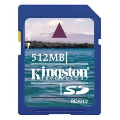 Kingston SDC/512-2ADP 512MB microSD Flash Memory Card
