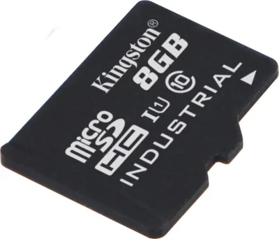 Kingston SDCIT/8GBSP 8GB Class 10 microSDHC UHS-I Industrial Temp Single Pack Flash Memory Card