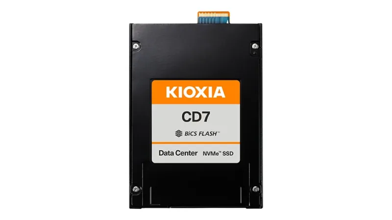 KIOXIA SDF2B84DAB91T KIOXIA CD7-R 3.84TB NVMe PCIe Gen5 E3.S SSD for datacenter read-intensive workloads