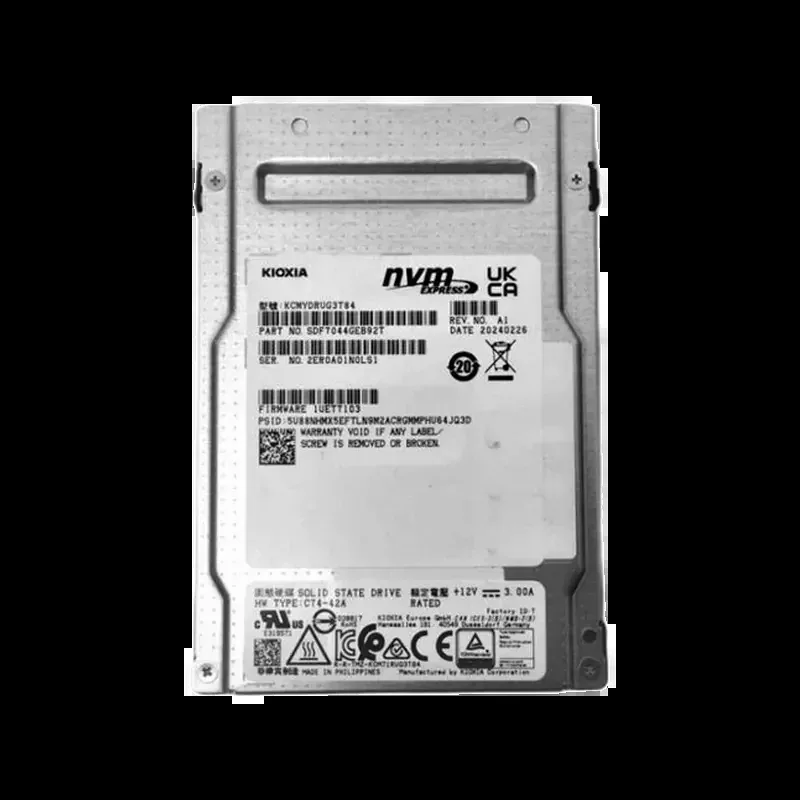 KIOXIA SDF7044GEB92T CM7-R 3.84TB Triple-Level Cell PCI Express NVMe 5.0 SFF 2.5-Inch Solid State Drive