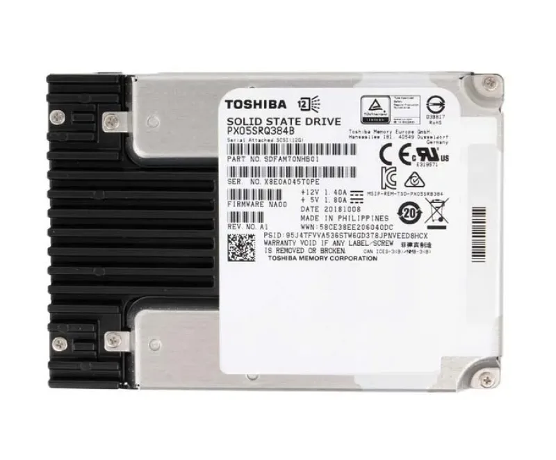 SDFAM70NHB01 - Toshiba 3.84TB Multi-Level Cell SAS 12Gb/s 2.5-inch Solid State Drive