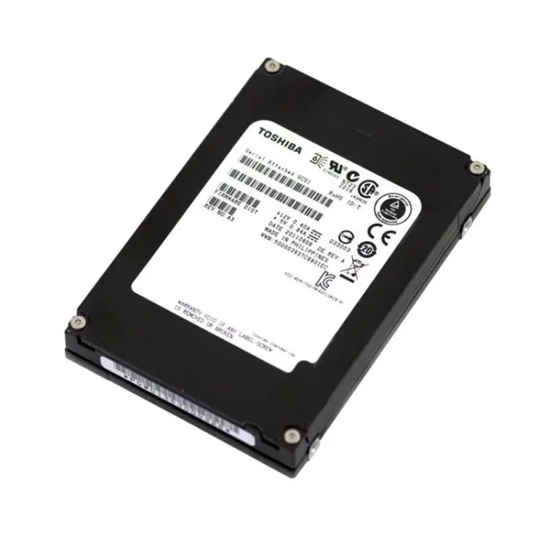 SDFAQ00CAA01 - Toshiba PX03SN Series 1.6TB Enterprise Multi-Level Cell (eMLC) SAS 12Gb/s Read Intensive 2.5-inch Solid State Drive