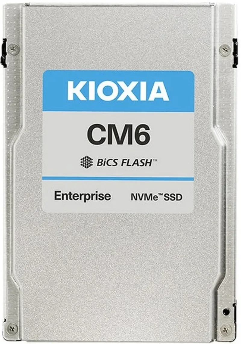 KIOXIA SDFHS83DAB02T CM6-R Series 7.68TB Triple-Level Cell PCI Express NVMe 4.0 Read Intensive 2.5-Inch Solid State Drive (OEM). In Stock