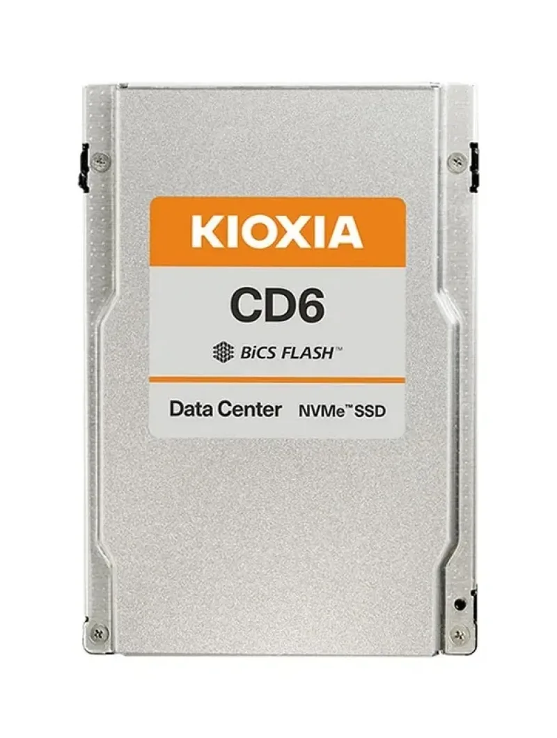 KIOXIA SDFSU81GEB02T CD6-R 15.36TB Triple-Level Cell PCI Express NVMe 4.0 SFF 2.5-Inch Solid State Drive