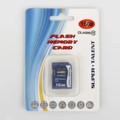 SDHC16-C10 - Super Talent 16GB Class 10 SDHC Flash Memory Card