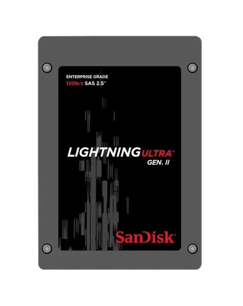 SDLTMDKW-200G - SanDisk 200GB 2.5-inch 12GB/s SLC SED Enterprise Lightning Ultra Gen. II SAS Solid State Drive