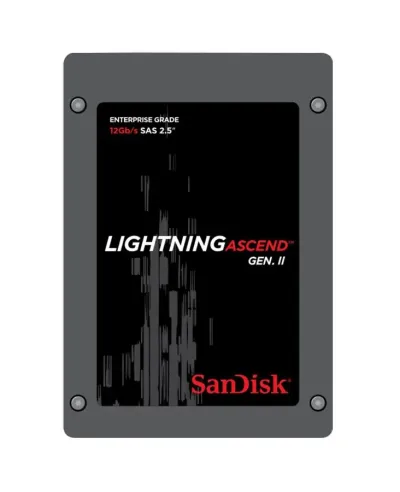 SDLTOCKM-016T - SanDisk 1.6TB 2.5-inch 12GB/s eMLC SED Lightning Ascend Gen. II SAS Solid State Drive