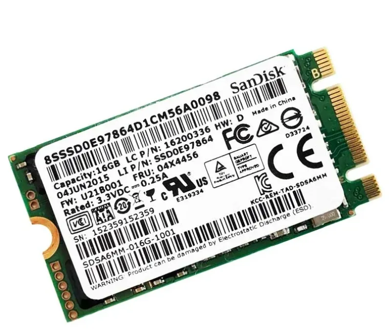 SDSA6MM-016G-1001 - SanDisk 16GB mSATA M.2 Solid State Drive